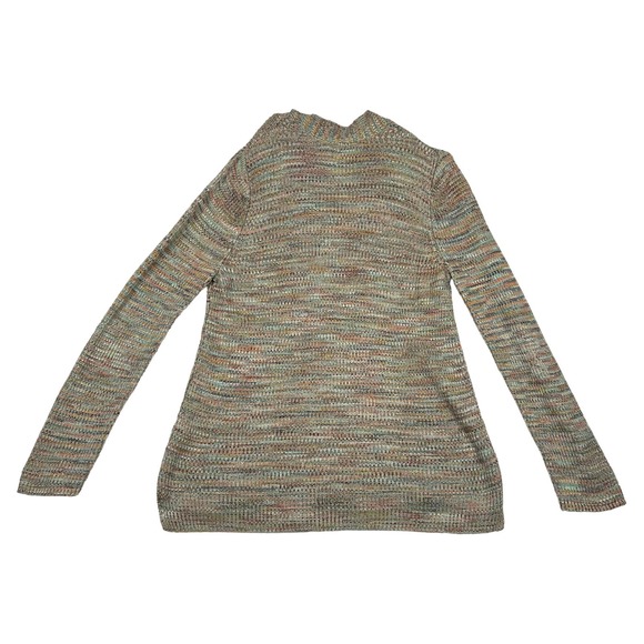 J Jill Womens Size L Pullover Sweater Multicolor Knit Cotton Blend V-Neck Jumper - Picture 4 of 8